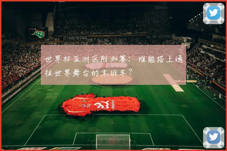 世界杯亚洲区附加赛：谁能搭上通往世界舞台的末班车？